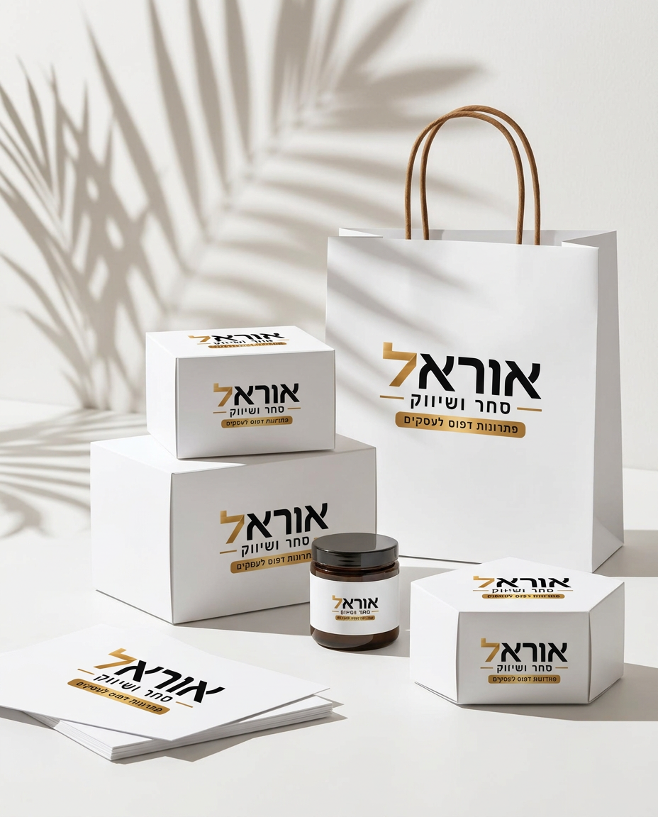 אריזות קרטון, שקיות נייר ומוצרי דפוס ממותגים בעיצוב פרימיום
